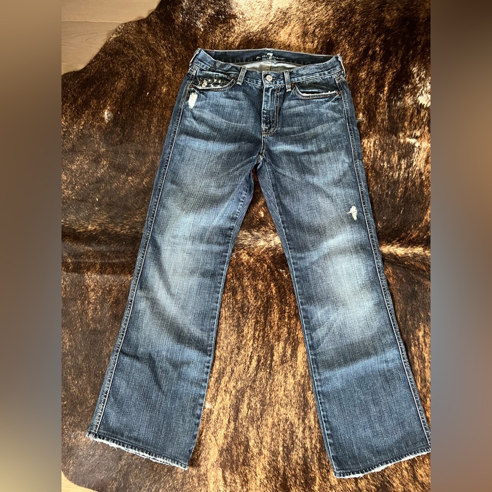 7 For All Mankind Straight Leg Jeans